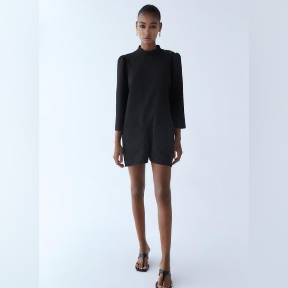 SHORT Zara JUMPSUIT WITH POCKETS